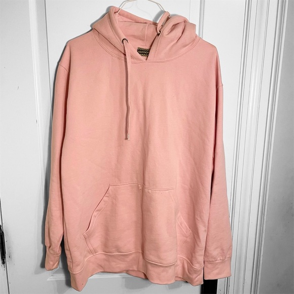 Sweaters - Pink Hoodie Women’s Sweater Loose Fit